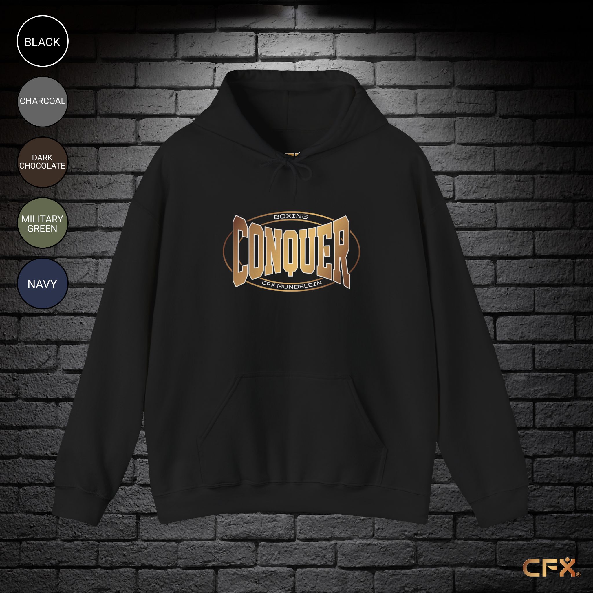Conquer Boxing Mundelein Classic Hoodie