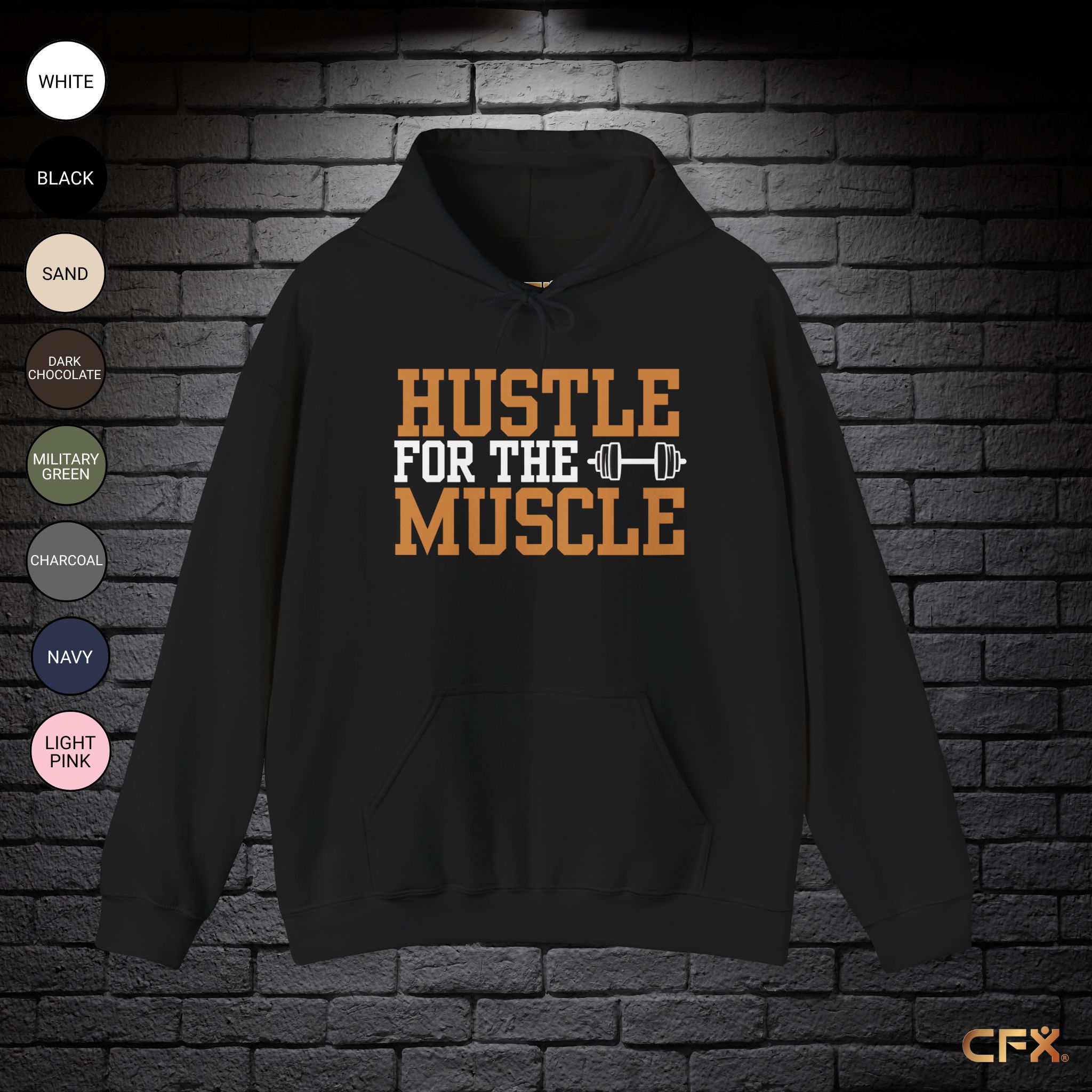 Hustle for the Muscle Classic Hoodie