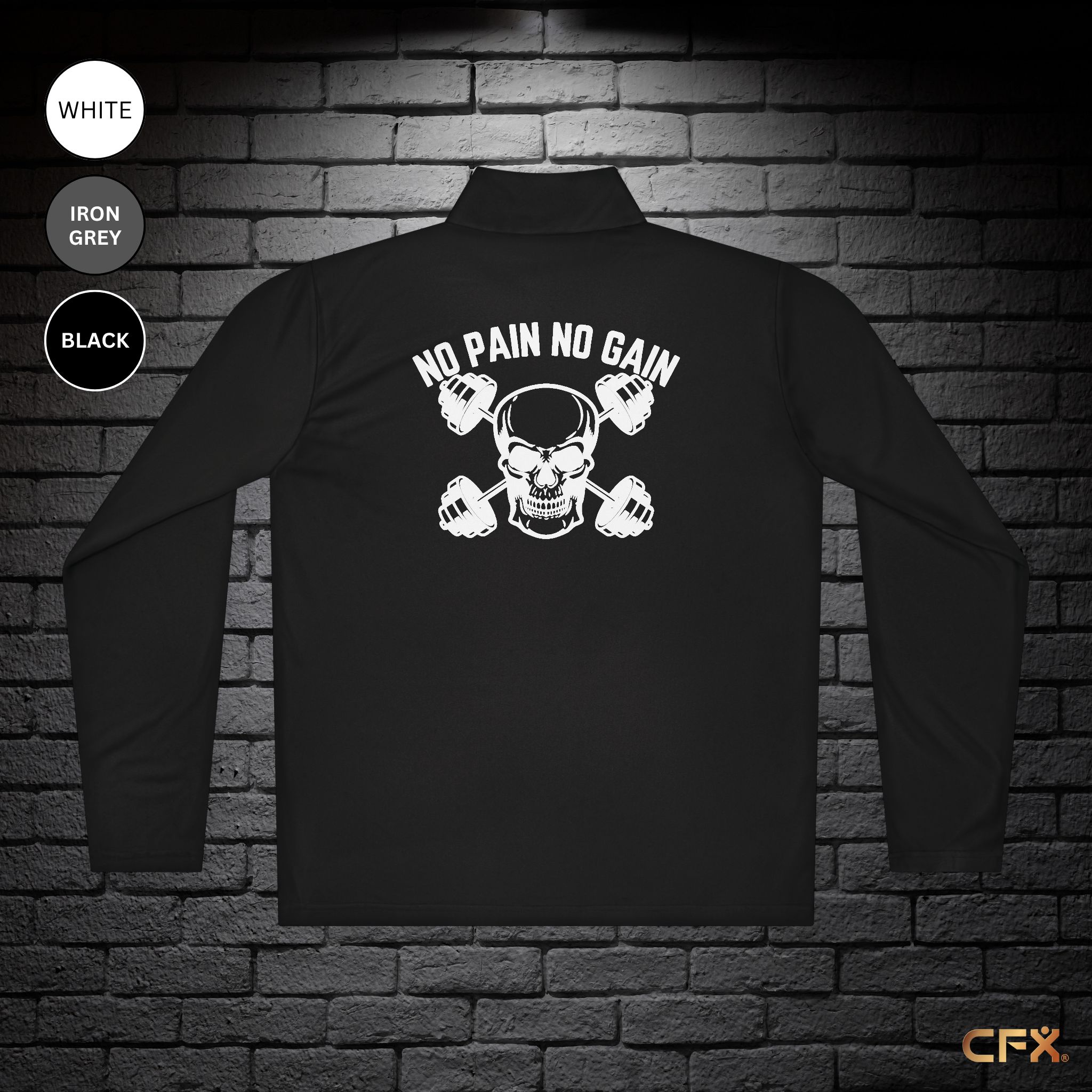 CFX No Pain No Gain | Sport-Tek | Quarter-Zip Pullover