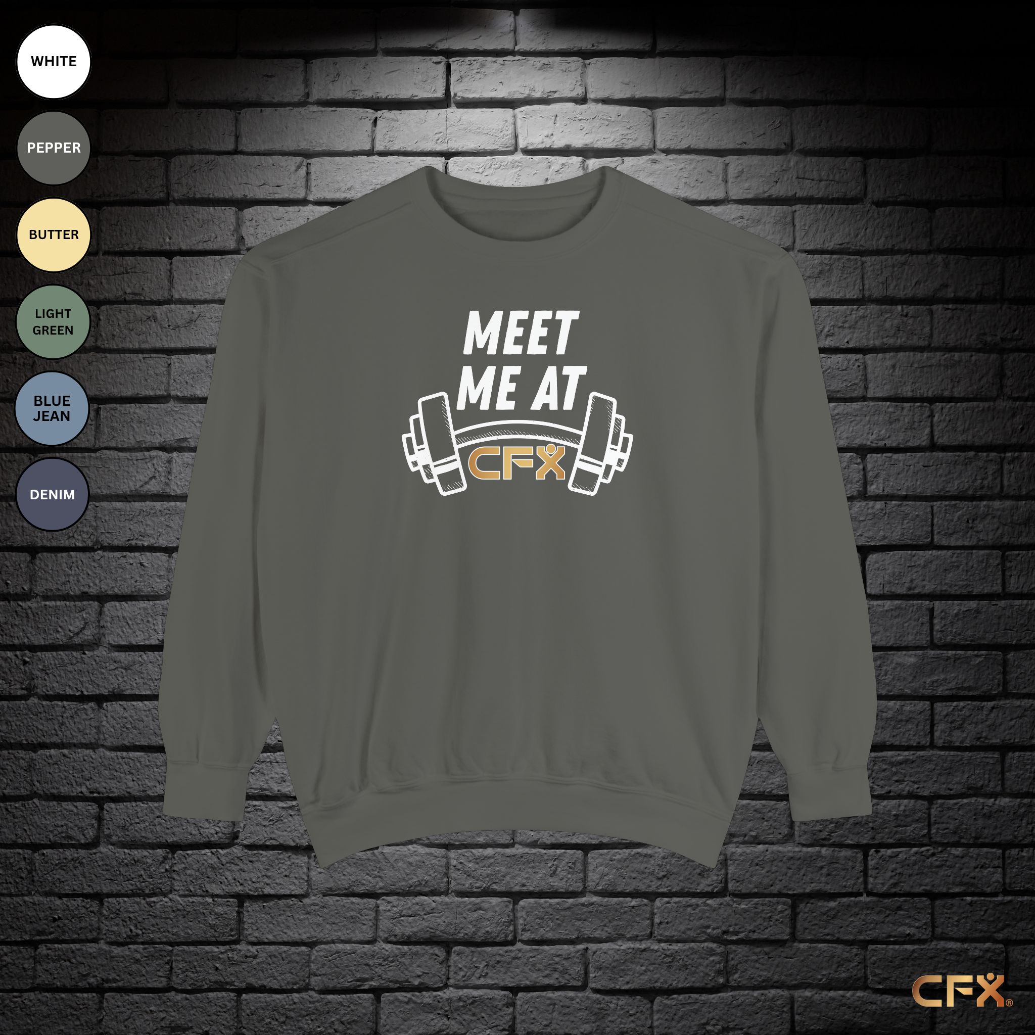 Meet Me at CFX Comfort Colors Crewneck Sweatshirt
