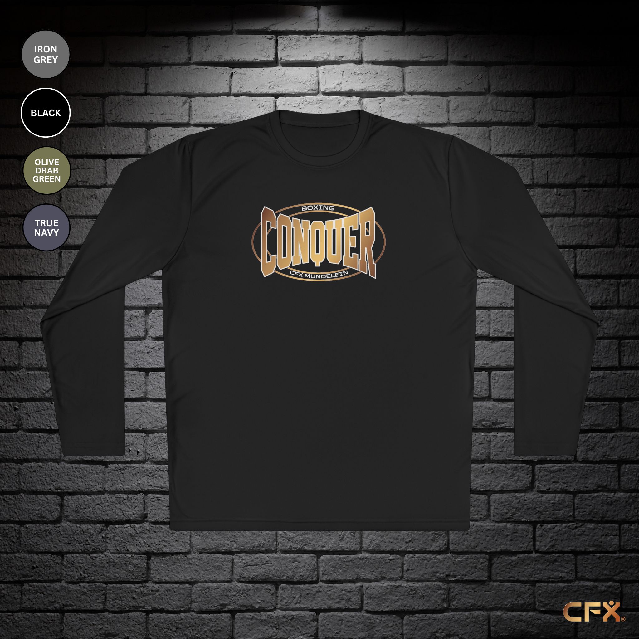 Conquer Boxing Mundelein Lightweight Long Sleeve Tee