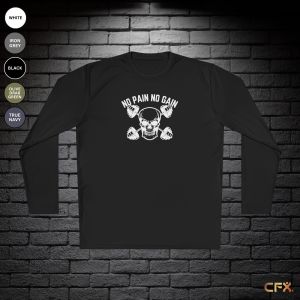 No Pain No Gain Lightweight Long Sleeve Tee