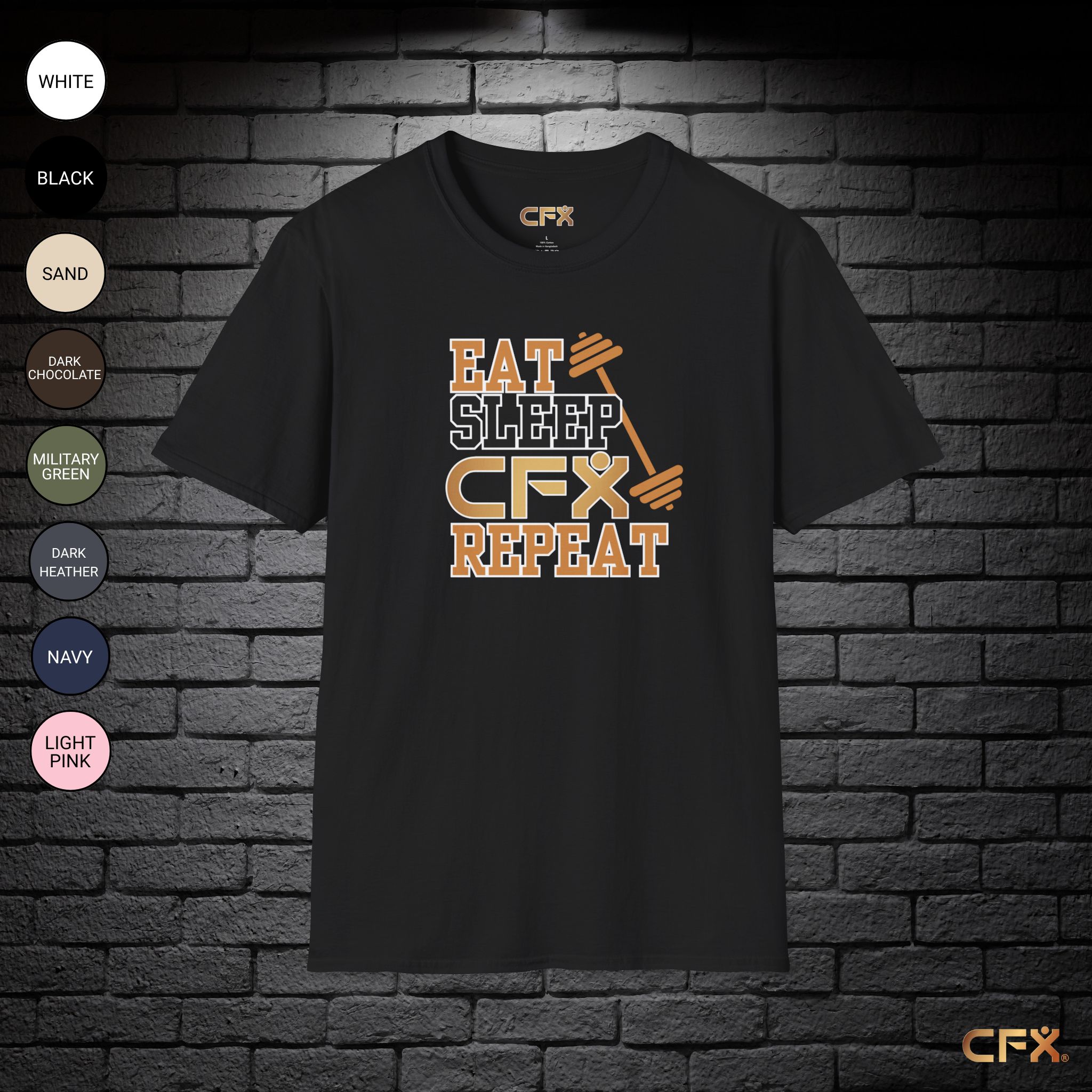 Eat Sleep CFX Repeat | Gildan | T-Shirt