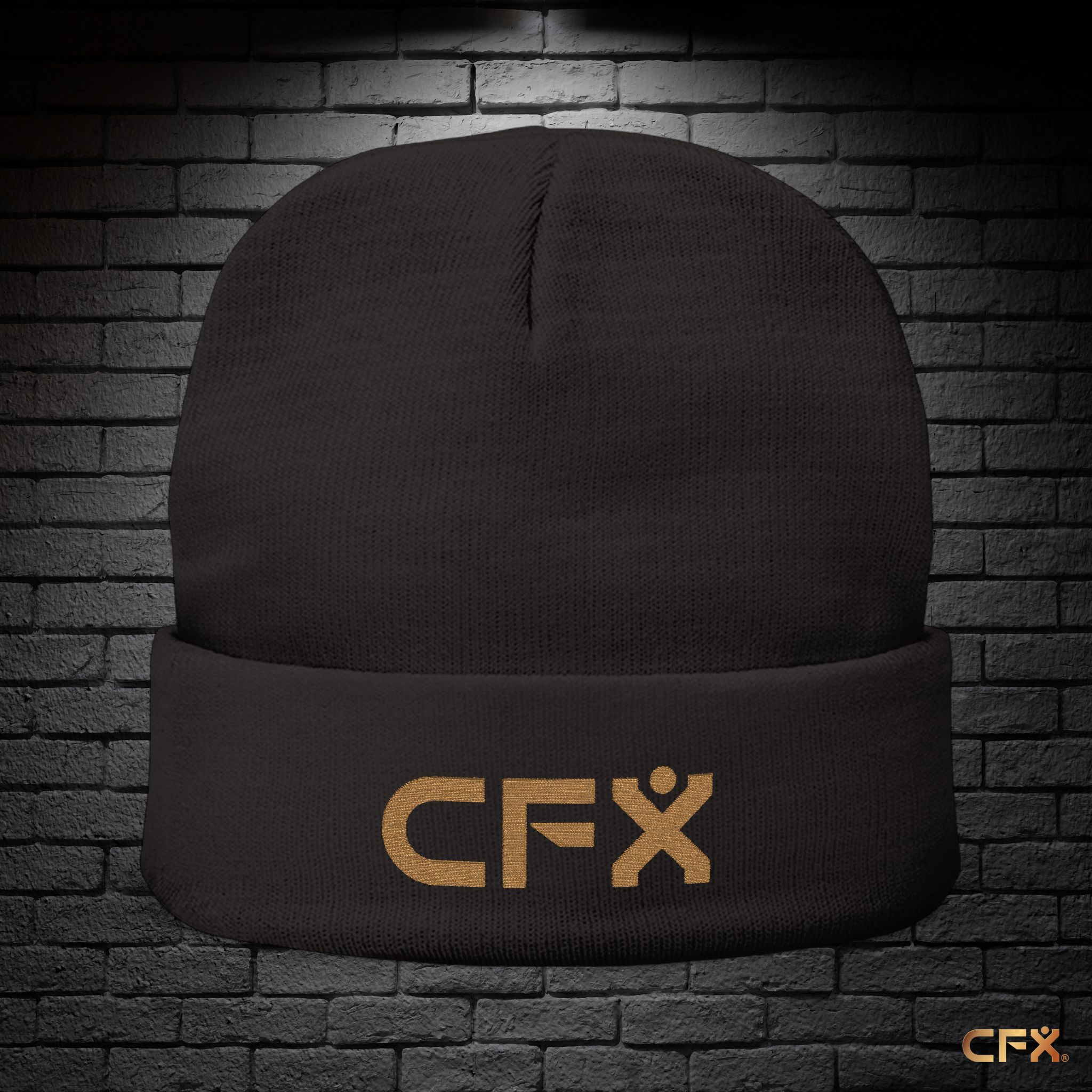 CFX Embroidered Knit Beanie