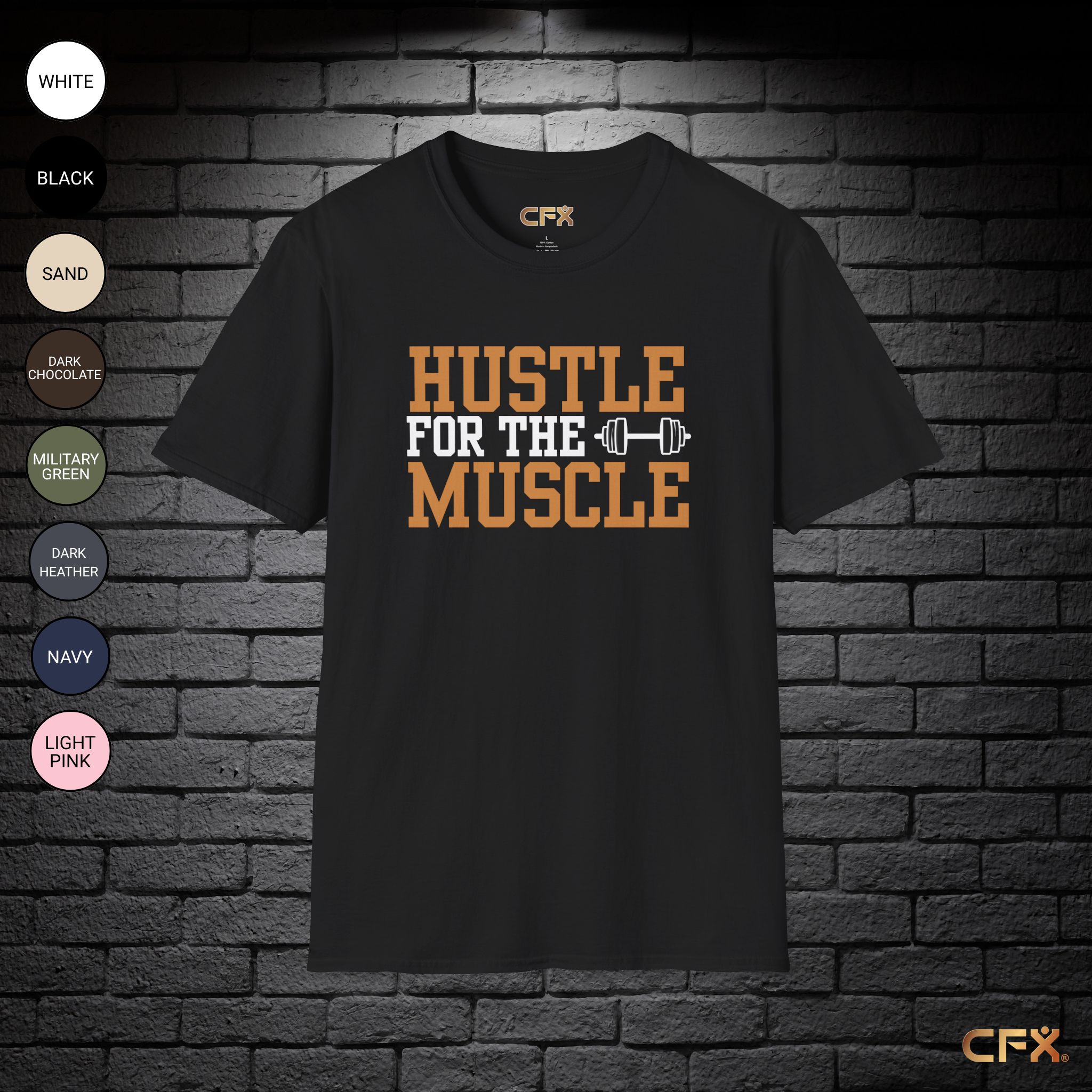 Hustle for the Muscle | Gildan | T-Shirt