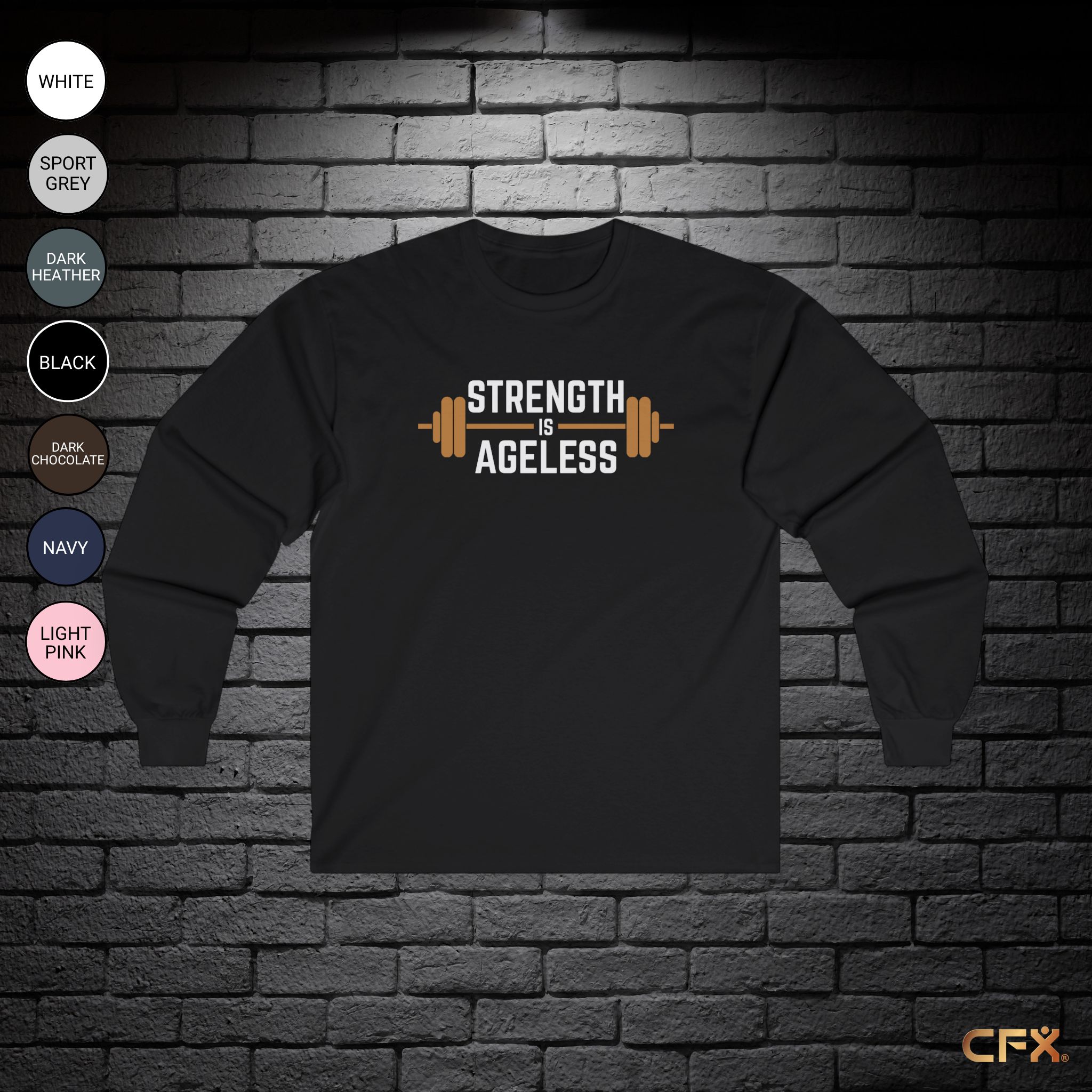 Strength is Ageless | Gildan | Long Sleeve T-Shirt